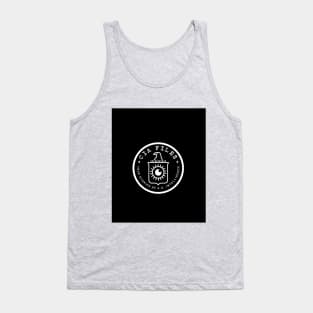 CIA Files Black and White Logo Tank Top